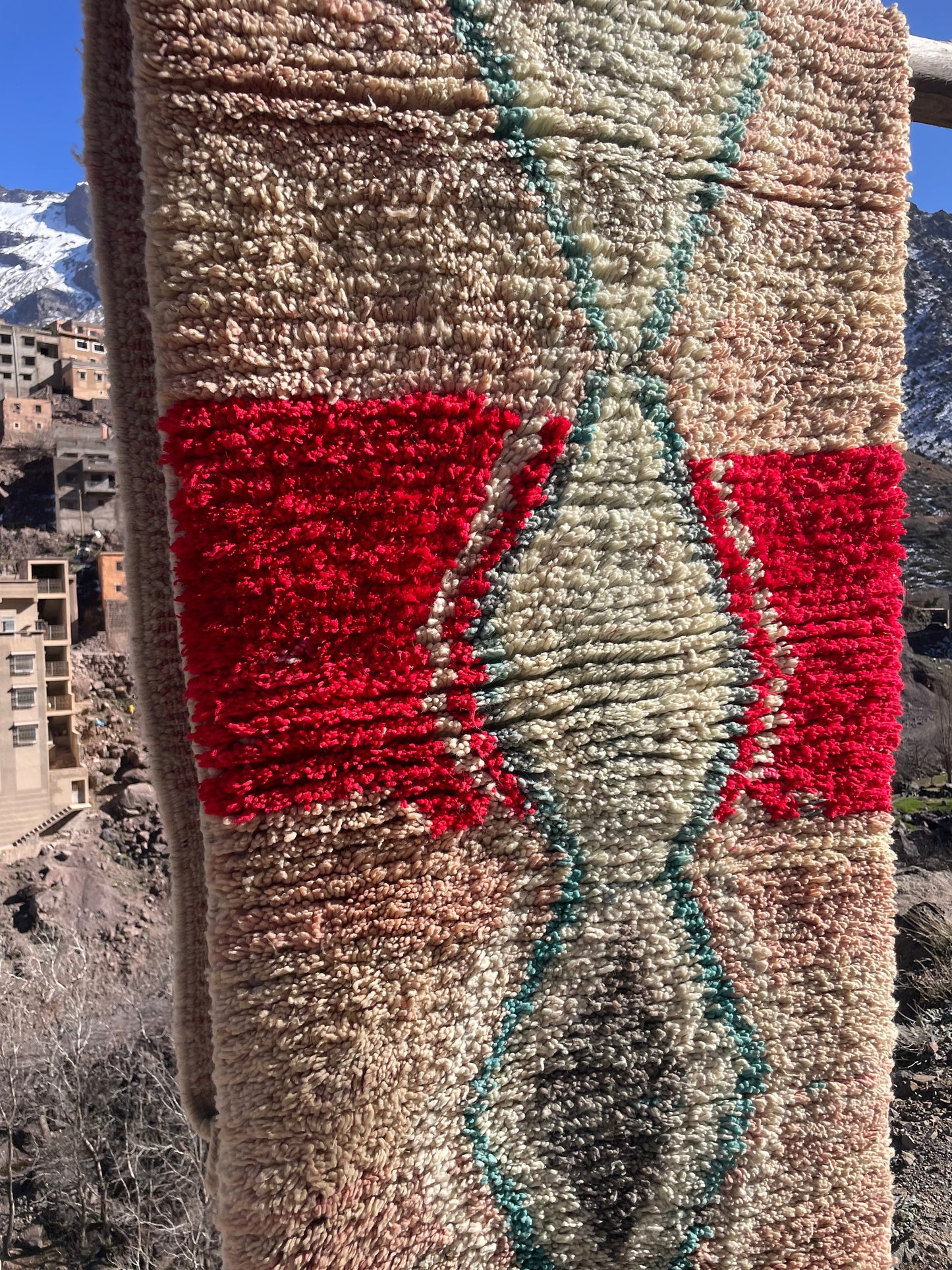 Moroccan Runner Rug - Beni Ourain Rug Runner - Bespoke Berber Hallway Carpet Made to Order Gift Chrismas Gifts Home Decor available to ship size 295x70 cm