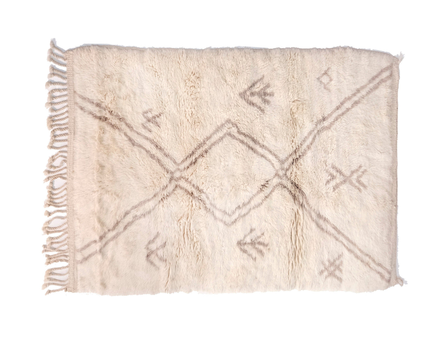 Customizable Benai carpet’s N’1 hndmade 100% wool woven in atlas of Morocco area rugs