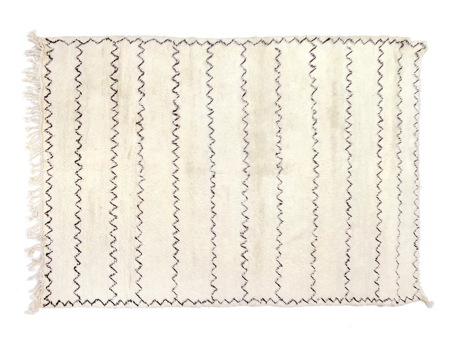 Customizable Benai carpet’s N’1 hndmade 100% wool woven in atlas of Morocco area rugs