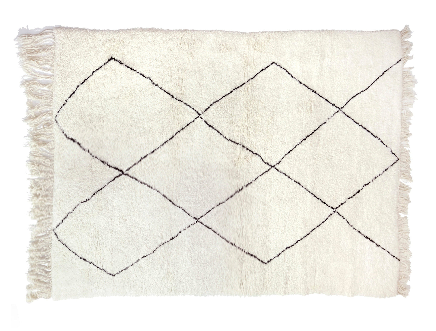 Customizable Benai carpet’s N’1 hndmade 100% wool woven in atlas of Morocco area rugs