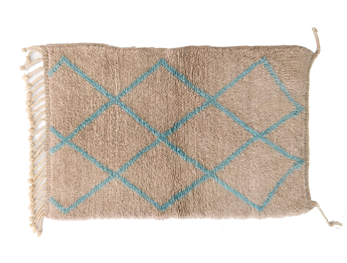 Customizable Benai carpet’s N’1 hndmade 100% wool woven in atlas of Morocco area rugs