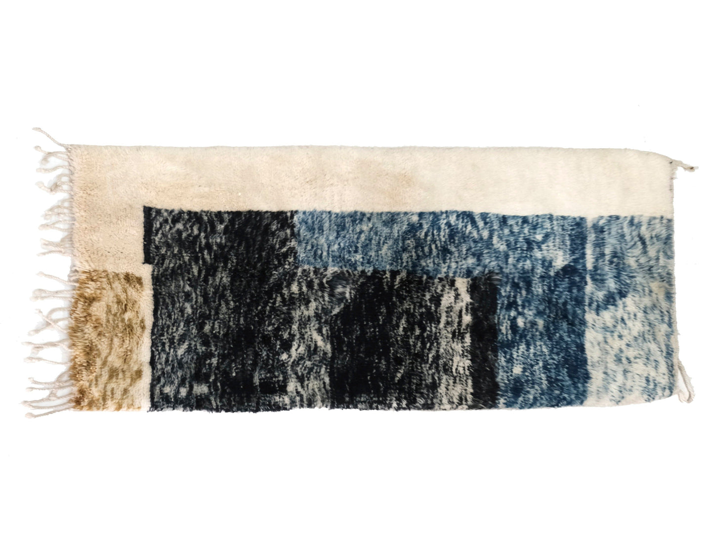 Customizable Benai carpet’s N’1 hndmade 100% wool woven in atlas of Morocco area rugs