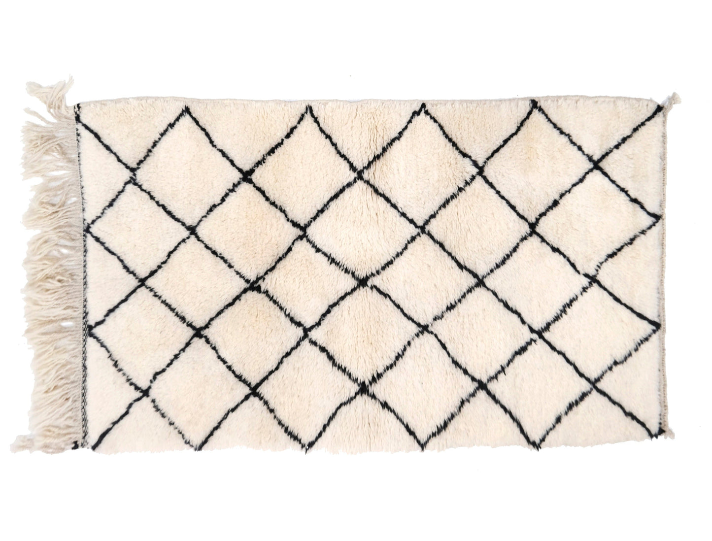 Customizable Benai carpet’s N’1 hndmade 100% wool woven in atlas of Morocco area rugs