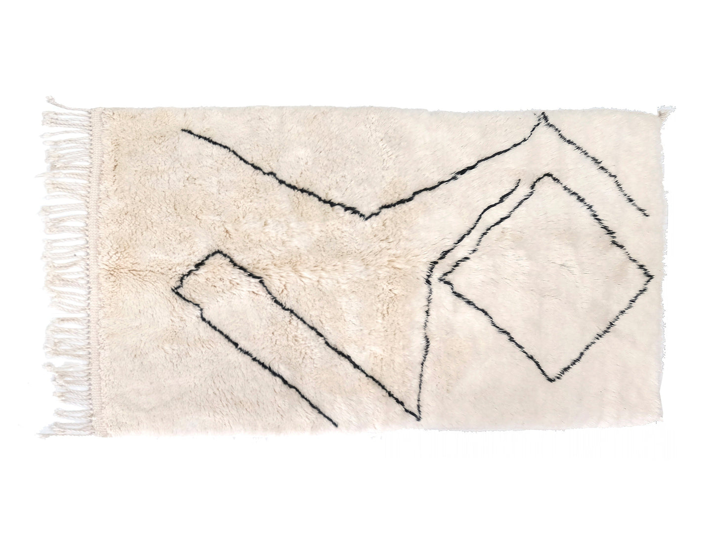 Customizable Benai carpet’s N’1 hndmade 100% wool woven in atlas of Morocco area rugs
