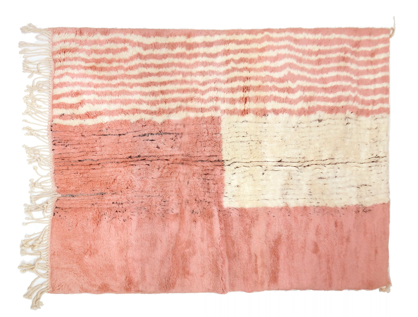 Customizable Benai carpet’s N’1 hndmade 100% wool woven in atlas of Morocco area rugs