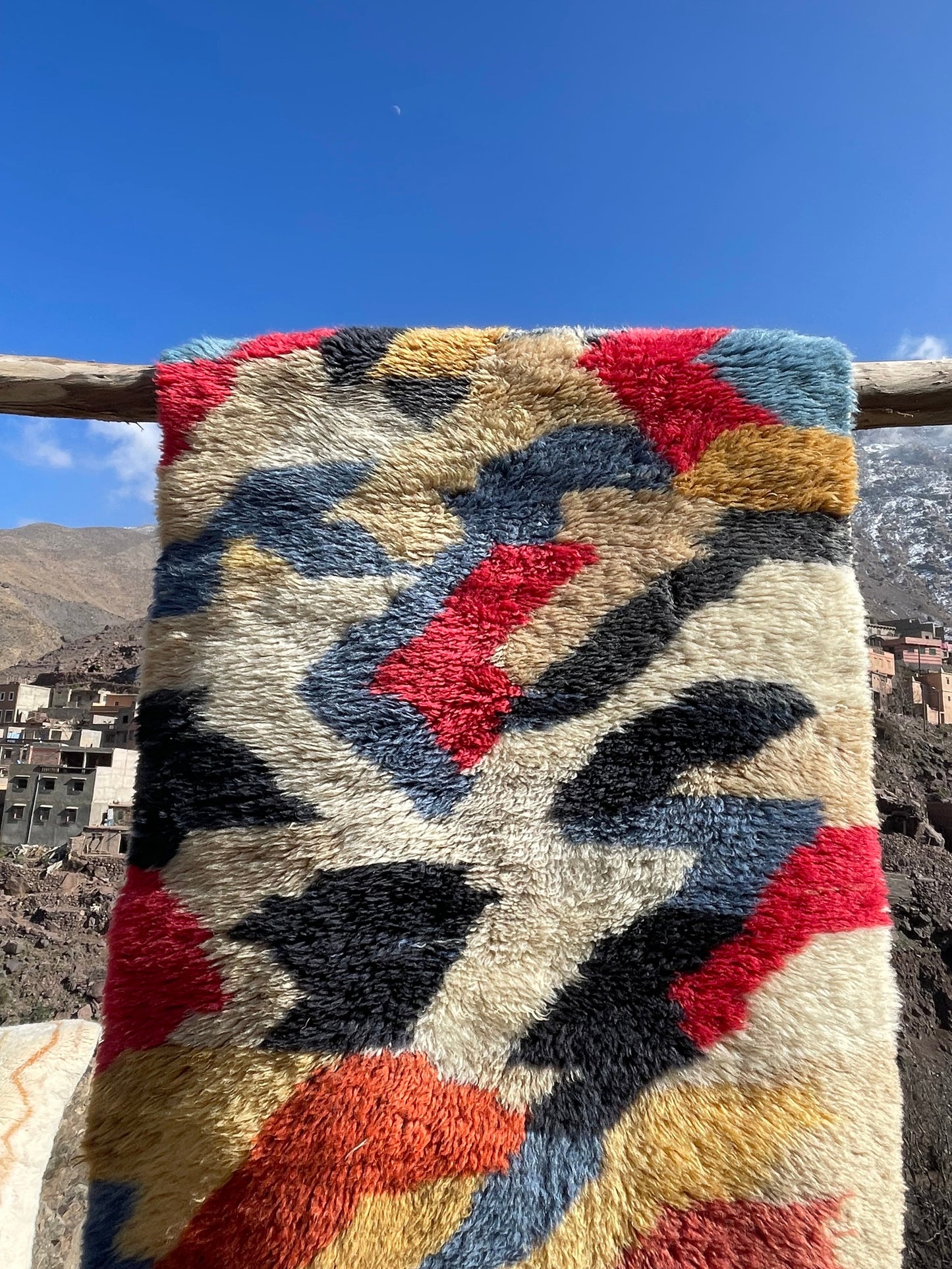 Moroccan Runner Rug - Beni Ourain Rug Runner - Bespoke Berber Hallway Carpet Made to Order Gift Chrismas Gifts Home Decor available to ship size 300x70 cm