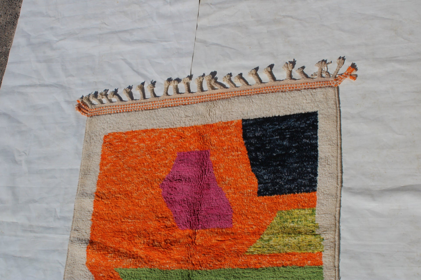 Beni ourain rug, Authentic Moroccan rug, Berber carpet, Genuine Wool rug, Handmade rug, Beni ourain style, Area rug, Tapis berbere, Teppich size is 250x160
