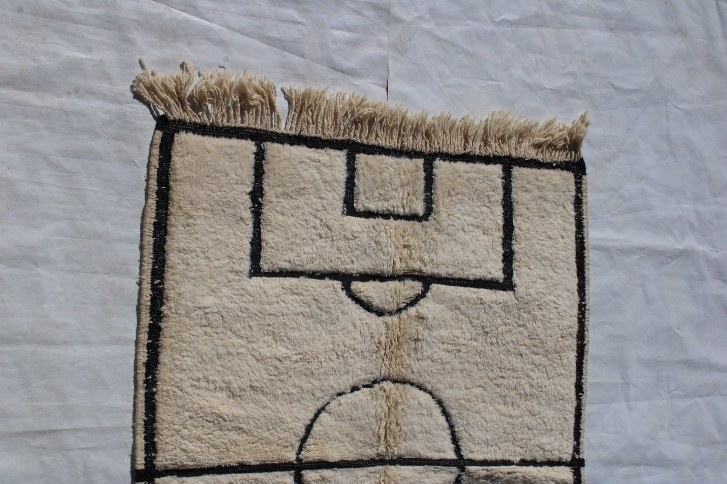 Beni ourain rug, Authentic Moroccan rug, Berber carpet, Genuine Wool rug, Handmade rug, Beni ourain style, Area rug, Tapis berbere, Teppich size is 250x160