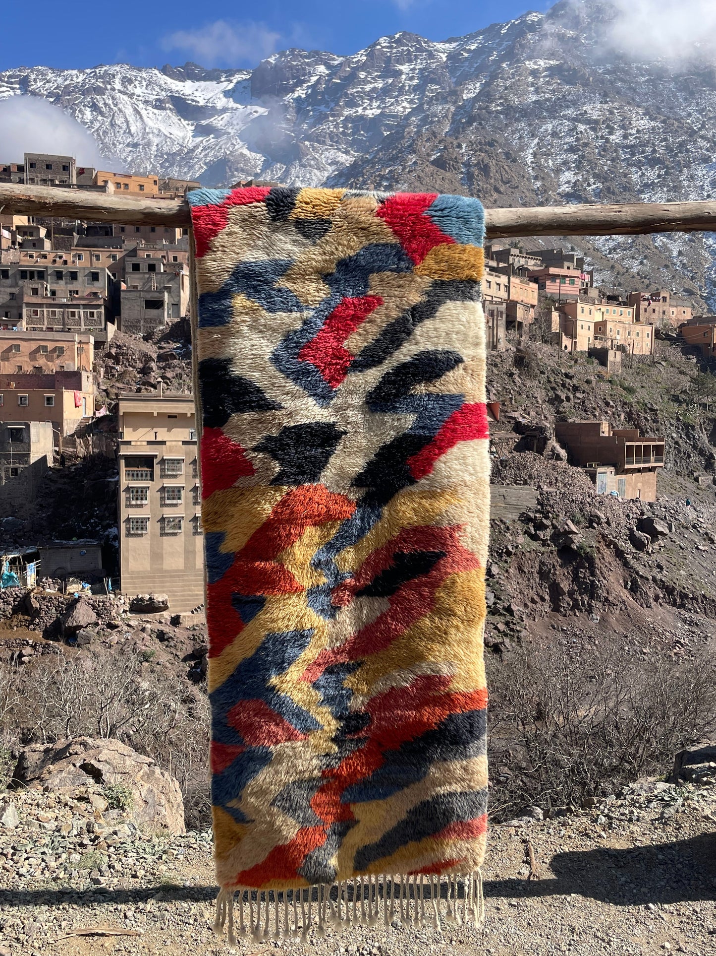 Moroccan Runner Rug - Beni Ourain Rug Runner - Bespoke Berber Hallway Carpet Made to Order Gift Chrismas Gifts Home Decor available to ship size 300x70 cm