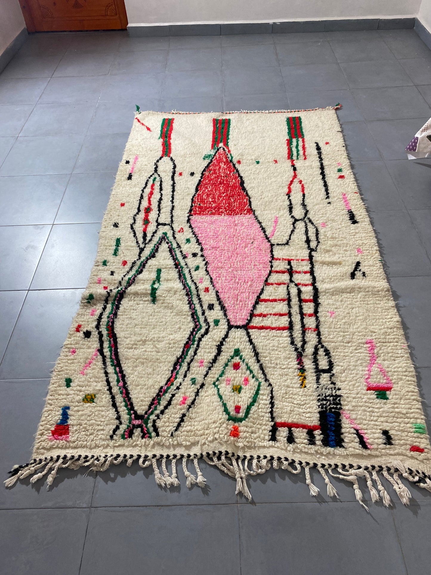 Azilal Carpets are traditional handwoven rugs  rugs handmade hand woven rugs	 hand knotted wool rugrugs vintage size is 230x150 cm