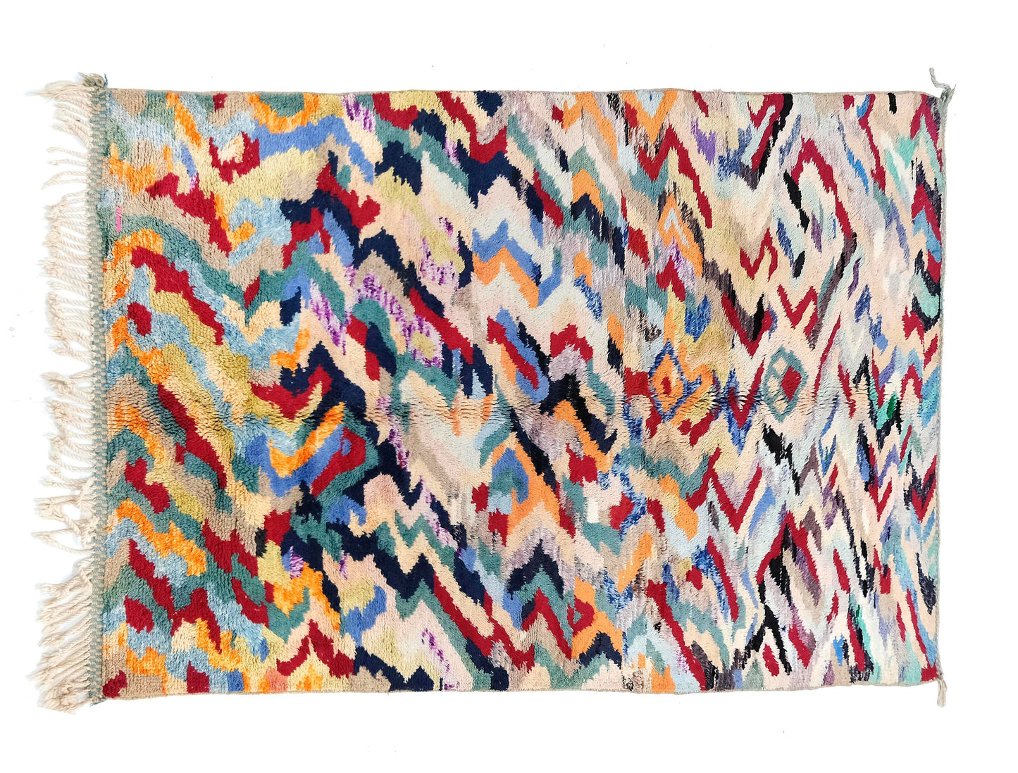 Customizable  Benai carpet’s N’1  hndmade 100% wool  woven in atlas of Morocco area rugs