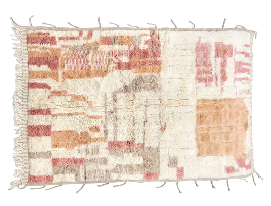 Customizable  Benai carpet’s N’1  hndmade 100% wool  woven in atlas of Morocco area rugs