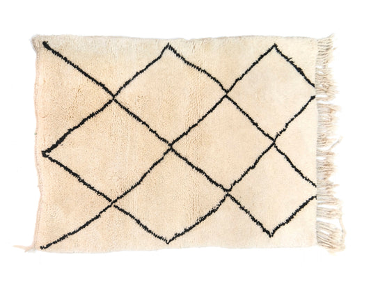 Customizable  Benai carpet’s N’1  hndmade 100% wool  woven in atlas of Morocco area rugs