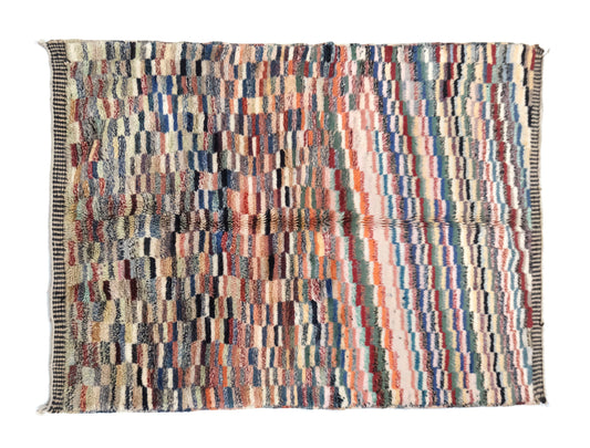 Customizable  Benai carpet’s N’1  hndmade 100% wool  woven in atlas of Morocco area rugs