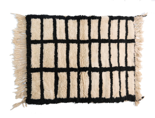 Customizable  Benai carpet’s N’1  hndmade 100% wool  woven in atlas of Morocco area rugs