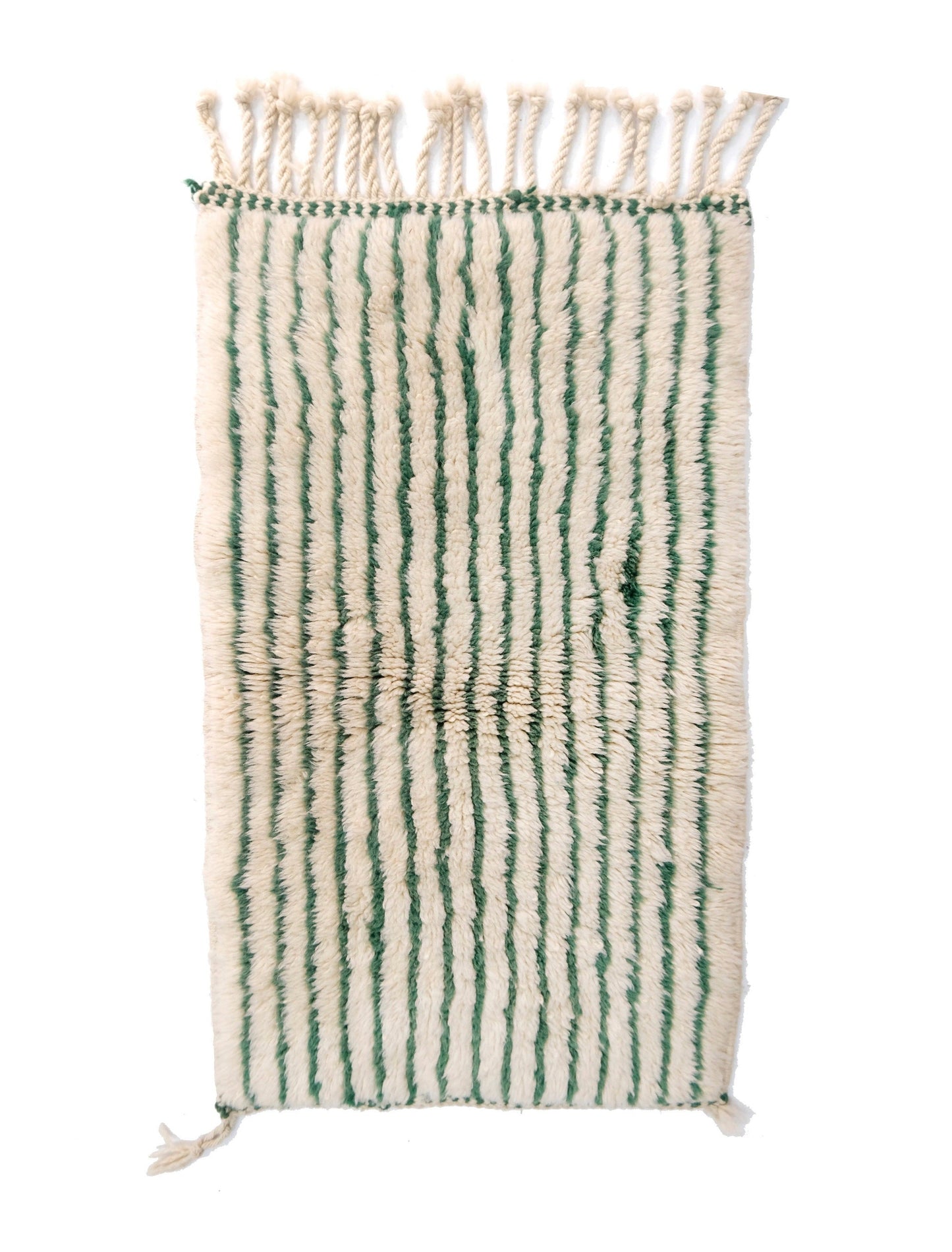 Authentic Beni Ouarain Rug – Moroccan Handmade Wool Carpet 120x60 cm | cooperative & adrar