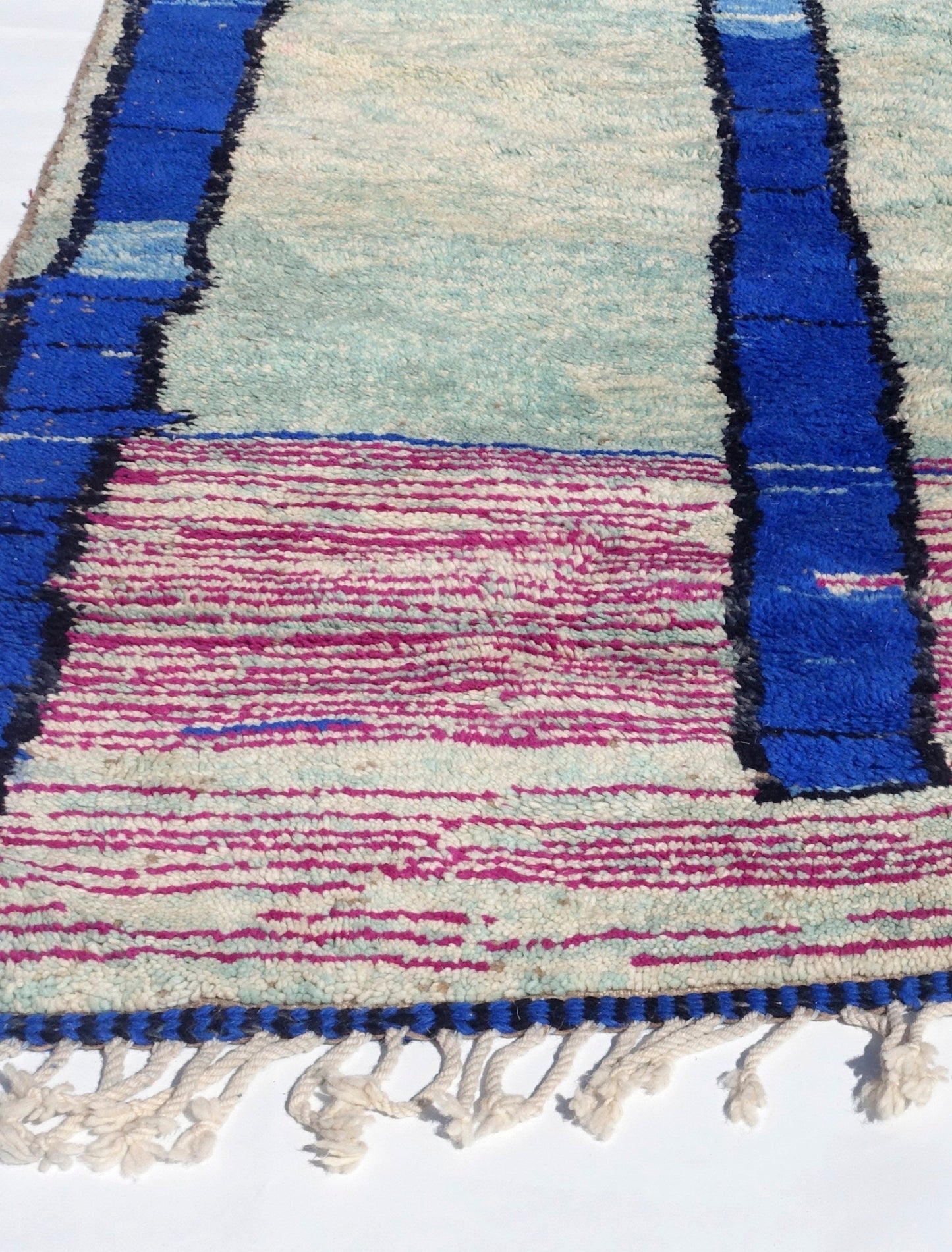 Purple Moroccan Rug, Beni Mguild Rug, Solid Berber Rug, Vintage Boujaad Rug, Free Shipping