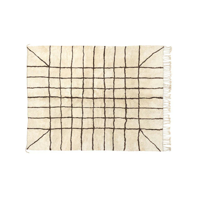 Handmade Moroccan Mrirt Rug with Abstract Design – Unique Artisanal Decor