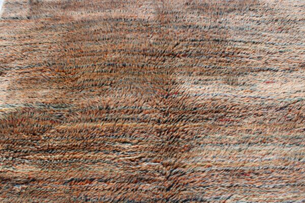 Beni Ourain rugs originate from the Atlas Mountains of Morocco and are characterized by their distinctive, neutral-toned, and geometric designs. These handwoven rugs often feature a plush pile and are made by the Berber tribes,  size is 250x155 cm - Image 7
