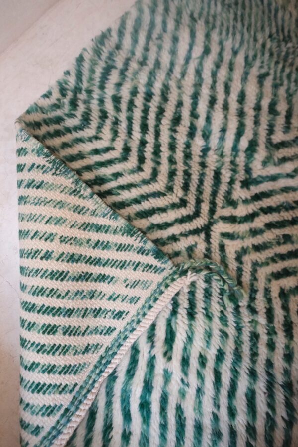 Handwoven Moroccan Rug - Vibrant Berber Design, Cultural Artifact, Skilled Craftsmanship, Unique Home Decor & Heritage Piece - Image 4
